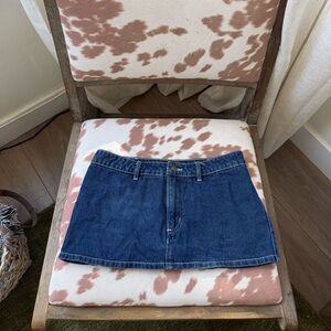 Lioness Indigo Mini Denim Skirt